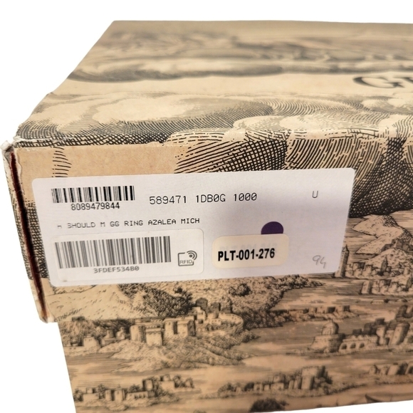 Gucci Black Leather GG Ring Azalea Shoulder Flap Bag Complete Set EUC - Picture 16 of 16